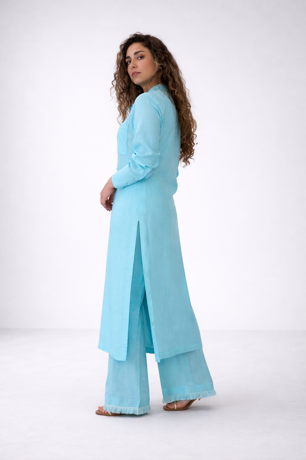 Bluebell Pearl Linen Set~ image 3