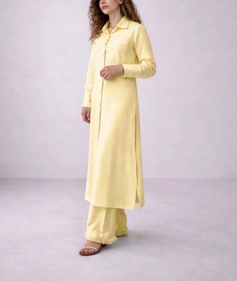 Bluebell Pearl Linen Set~