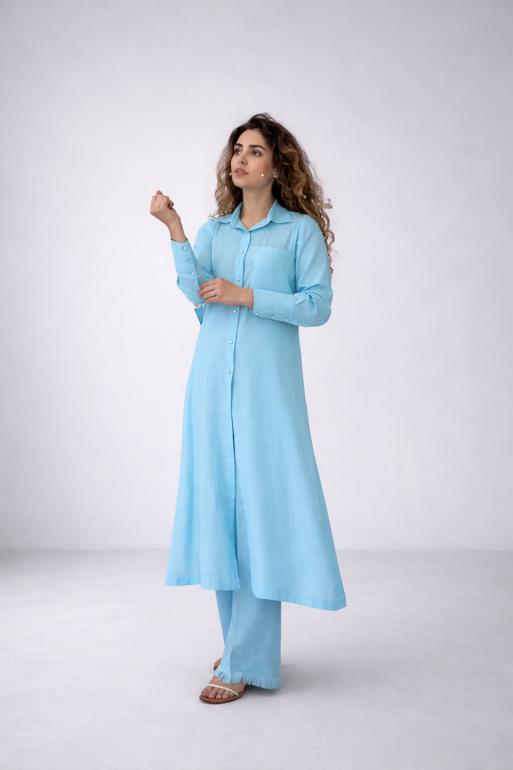 Bluebell Pearl Linen Set~ image 1